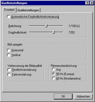 Helligkeitseinstellung bei VisionGS